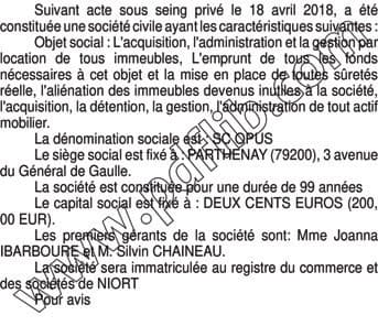 Contenu publication