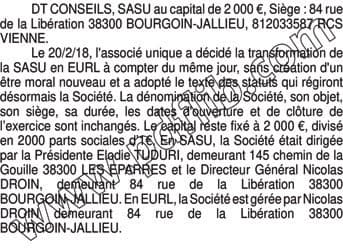 Contenu publication