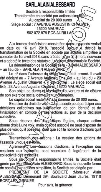 Contenu publication
