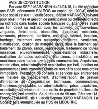 Contenu publication