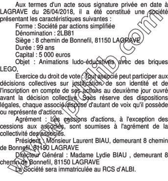 Contenu publication