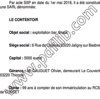 Contenu publication