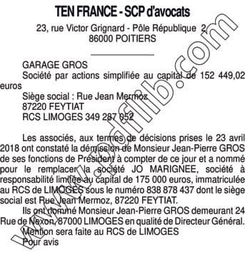 Contenu publication