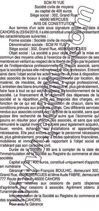 Contenu publication