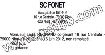 Contenu publication