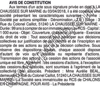 Contenu publication