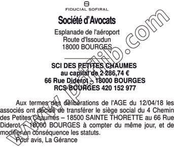 Contenu publication