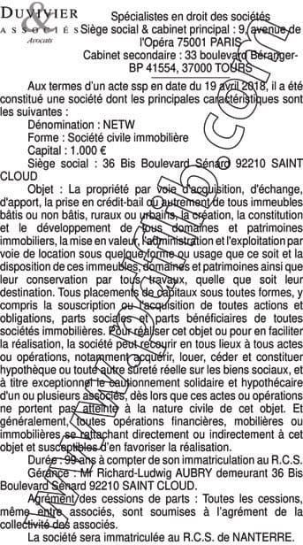 Contenu publication