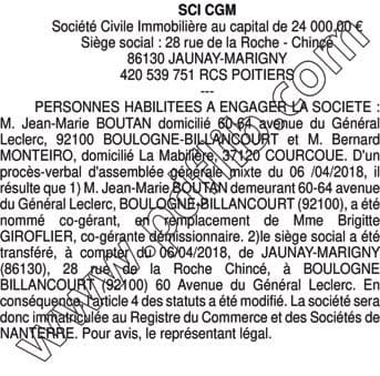 Contenu publication