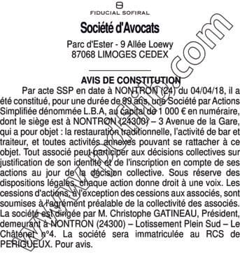 Contenu publication