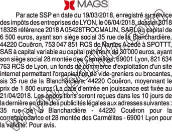 Contenu publication