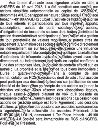 Contenu publication