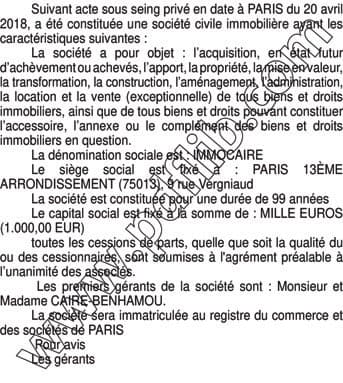 Contenu publication