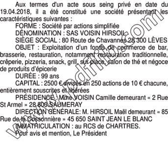 Contenu publication