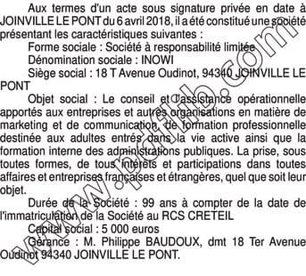 Contenu publication