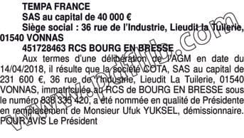 Contenu publication