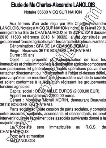 Contenu publication