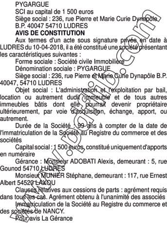 Contenu publication