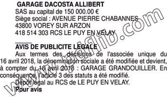 Contenu publication
