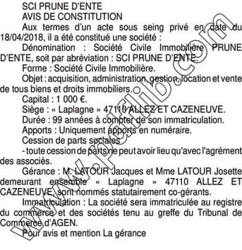 Contenu publication