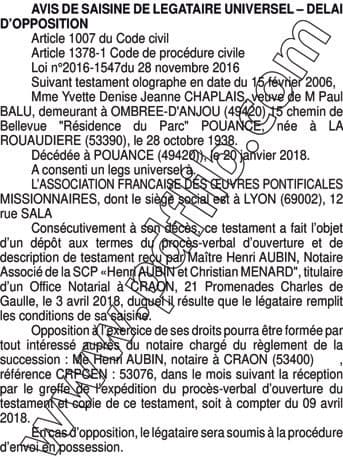 Contenu publication