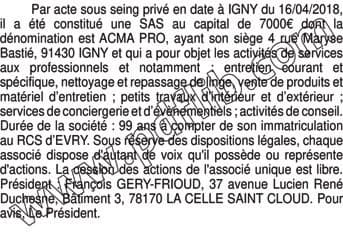 Contenu publication