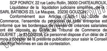 Contenu publication