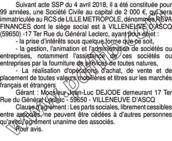 Contenu publication