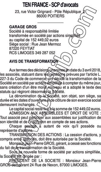 Contenu publication
