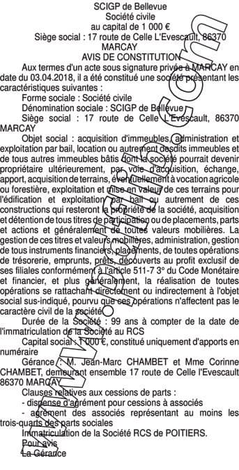 Contenu publication