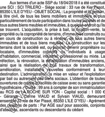 Contenu publication