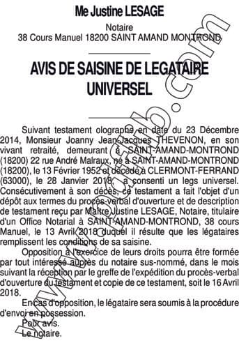 Contenu publication