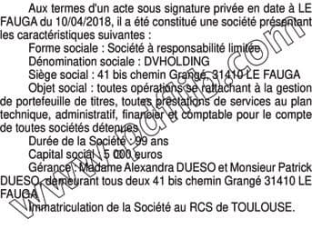Contenu publication