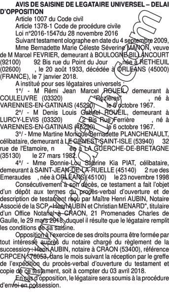 Contenu publication