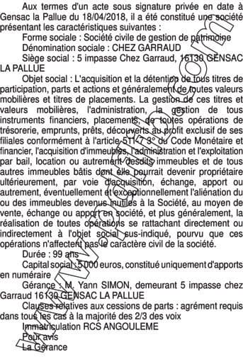 Contenu publication