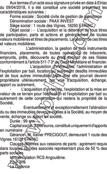 Contenu publication