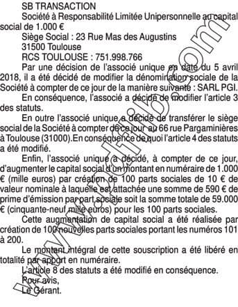 Contenu publication