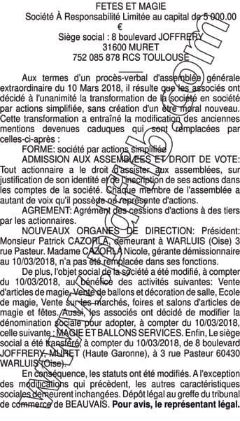 Contenu publication