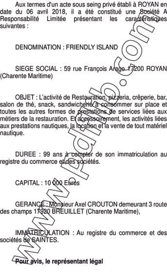 Contenu publication
