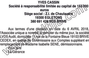 Contenu publication