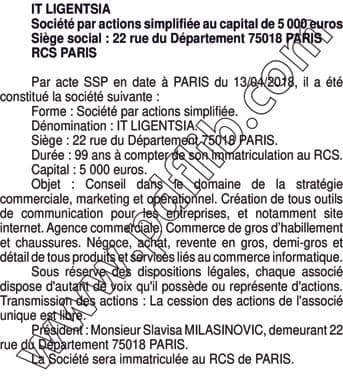 Contenu publication