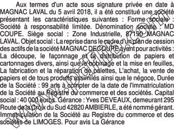 Contenu publication