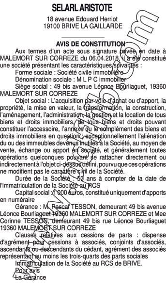 Contenu publication