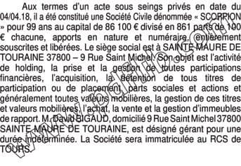 Contenu publication