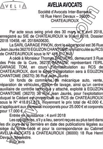 Contenu publication