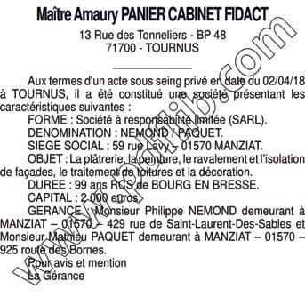 Contenu publication