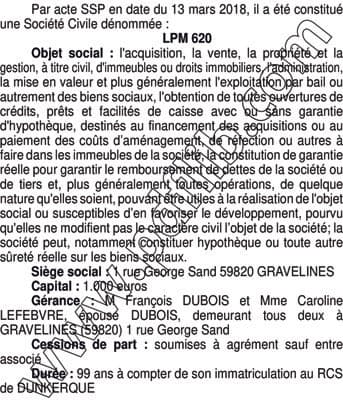 Contenu publication