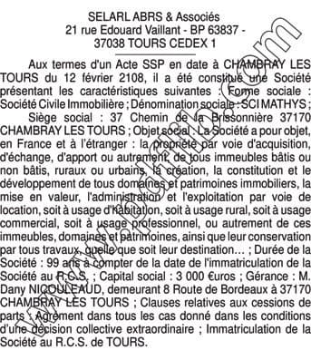 Contenu publication