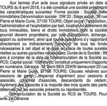 Contenu publication