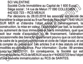 Contenu publication